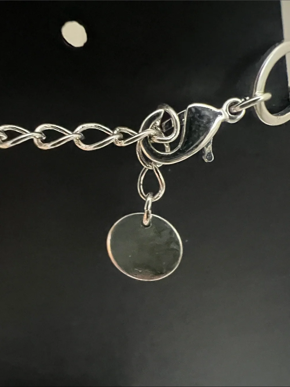 Vintage shiny silver